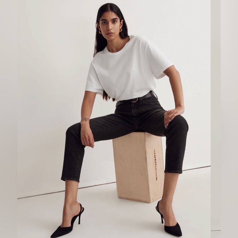 Madewell The Momjean Dark Wash